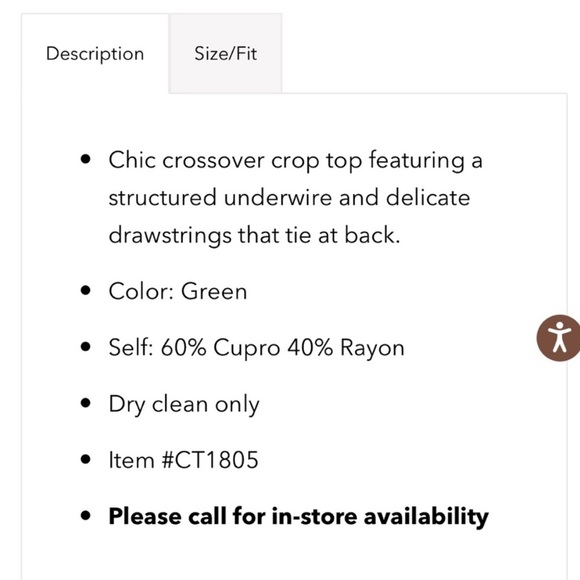 For Love & Lemons Rana Cross Front Tank in Green - Picture 4 of 5